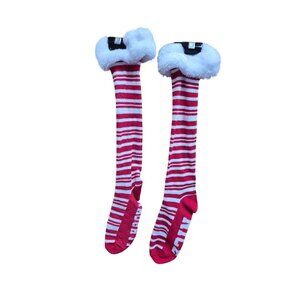 Christmas Knee-High Socks With Nice & Naughty Design